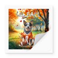 thumbnail image 2 of Hello Fall Australian Cattle Dog Football Welcome Autumn with Leaves Pumpkins Vinyl Sticker Heeler Lover Gifts Waterproof Decal Art Decor - 00012, 2 of 5