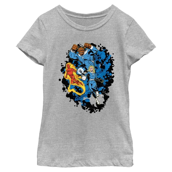 Girls The Fantastic Four: First Steps Protectors in Space T Shirt