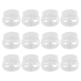 thumbnail image 7 of 12pcs Spring Cord Locks Plastic Rope End Fastener Double Holes Toggle Stoppers Sliders Rope Clip Fastener Clear, 7 of 7