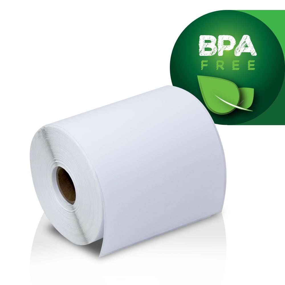 1744907 Dymo Compatible (10 Rolls, 220 Labels per Roll, 4 x 6 inch) for LabelWriter 4XL, White ...