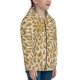 thumbnail image 5 of Kdxio Gold Drops Pattern Kids Boys Girls Zip Up Hoodie 3D Printed Hooded Sweatshirt Hoody Coat with Pocket 7-12 Y-Medium, 5 of 6