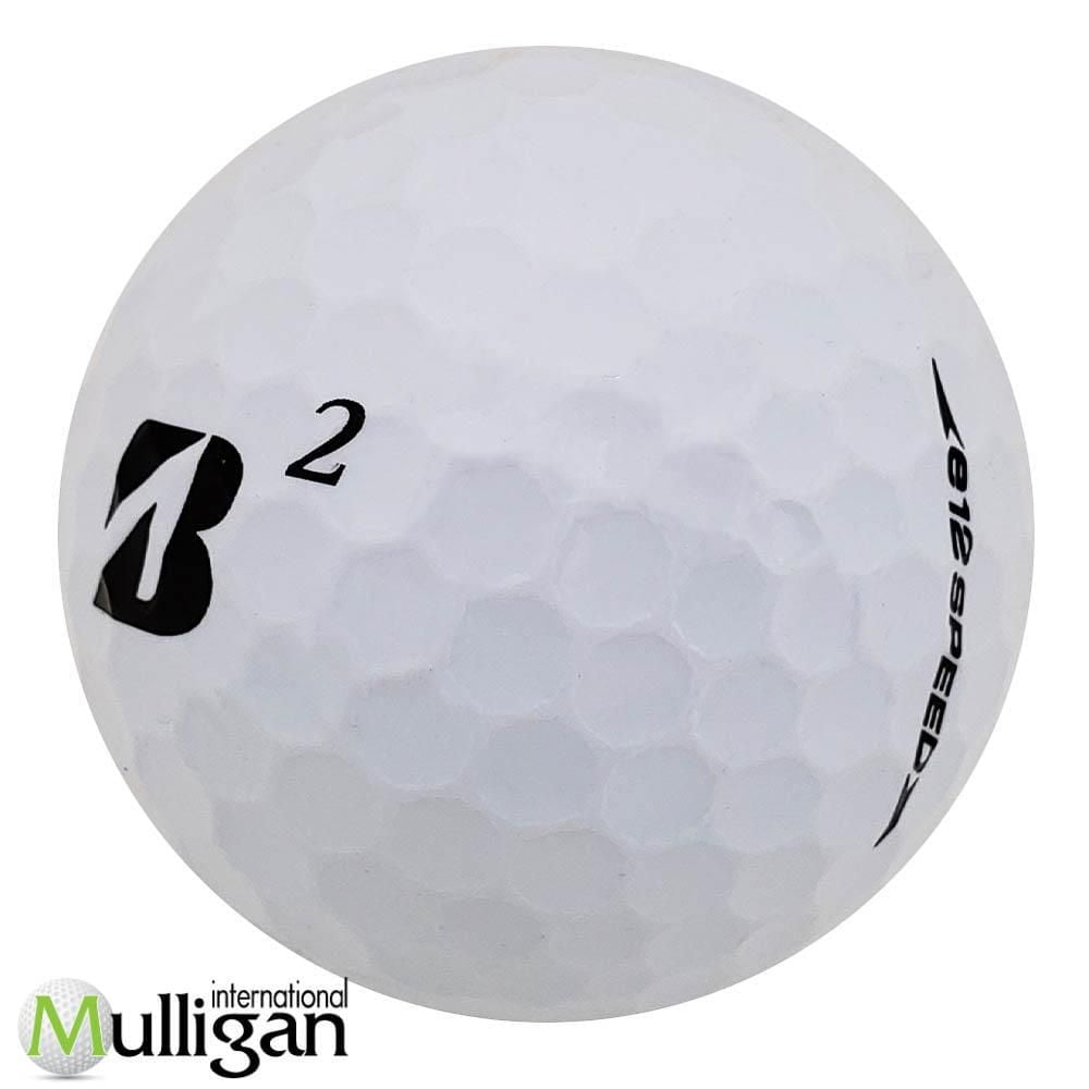 Mulligan - 60 balles de golf récupérées Bridgestone e12 Speed (B) 5A, Blanc