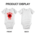 thumbnail image 3 of Newest Albania National Soccer Team Fan Cute Baby Rompers Baby Clothes (White, 3-6 Months), 3 of 5