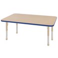 thumbnail image 1 of ECR4Kids 30" x 48" Rectangle Everyday T-Mold Adjustable Activity Table, Multiple Colors/Types, 1 of 2