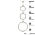thumbnail image 3 of aaXia 14K White Gold Diamond 1/4ct TDW Trio-Circle Pendant Necklace, 3 of 4