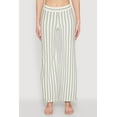 thumbnail image 3 of Womens Striped Wide Leg Pants, 3 of 4