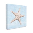 thumbnail image 3 of Detailed Starfish Blue Water Pattern Animals & Insects Graphic Art Gallery Wrapped Canvas Print Wall Art, 3 of 7