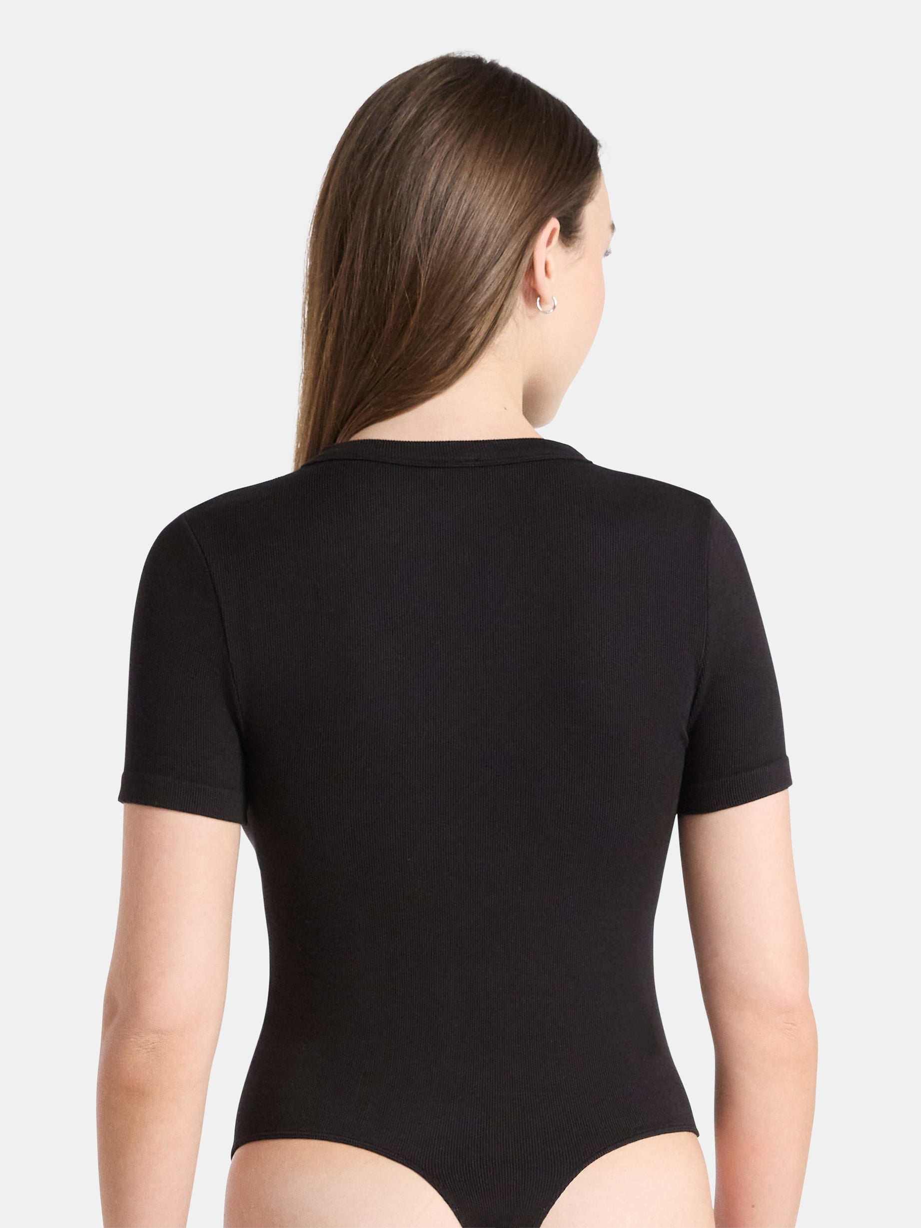 No Boundaries Seamless Bodysuit with Short Sleeves, Women's