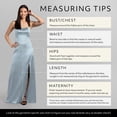 thumbnail image 4 of David’s Bridal, The Edit by DB Studio Women's Formal Basque Waist Sheath Dress, Full Length, Stretch Satin, 4 of 5