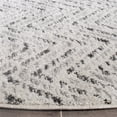 thumbnail image 3 of Safavieh Adirondack Collection ADR104N Ivory and Charcoal Vintage Geometric Round Area Rug (6' Diameter), 3 of 3