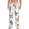 thumbnail image 2 of Goofa Farm Roosters Printed Soft Pajama Pants for Men, Wide Leg Comfy Casual Lounge Yoga Pants-Large, 2 of 9
