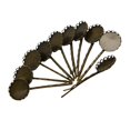 thumbnail image 4 of 10 piezas pinzas para el cabello Sunnimix colores bronce flor de filigrana 20.4mm, 4 of 5