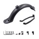 thumbnail image 2 of Soidarity Guardabarros trasero para patinete eléctrico, tapas de soporte de luz trasera, funda de silicona para bicicleta, accesorios de protección Patinetes eléctricos Negro Soidarity OD023840-01, 2 of 6