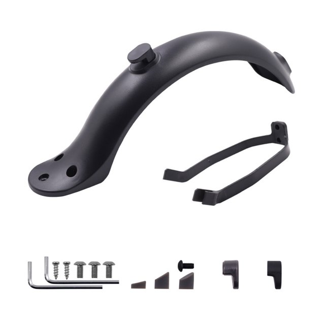 Sonducket Guardabarros trasero para patinete eléctrico, tapas de soporte de luz trasera, funda de silicona para bicicleta, accesorios de protección Patinetes eléctricos Negro Sonducket OD023840-01