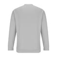 thumbnail image 6 of Yiliang Long Sleeve Shirts for Men Sport Activewear Baseball Clothing Pastel Color Sweatshirts for Hiking,Gray,3XL, 6 of 6