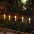 thumbnail image 6 of EUDIDV 4Pcs Solar Candle Lights Halloween, Christmas LED Flameless Pillar Candle Light Outdoor Garden Lights Night Lamp For Patio Decor Decorative Lights Haunted House Lights, 6 of 7