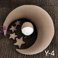 thumbnail image 2 of Archer Comfortable Star Decor Moon Shape Cushion Home Sofa Bed Pillow for Photo Prop, 2 of 8