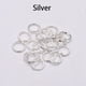thumbnail image 1 of 200 Unids/bag3 4 5 6 7 8 10 12 14 16 18 20 mm Anillos De Salto Abiertos Plata/Oro/Bronce Split Conectores Para Bricolaje Joyería Búsqueda A Granel, 1 of 4
