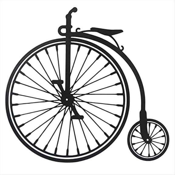 Rollbacks & More Bicycle Wheel Metal Wall Art Living Room Bedroom Study Bathroom Decor Indoor Outdoor Decorations Hanging Ornament
