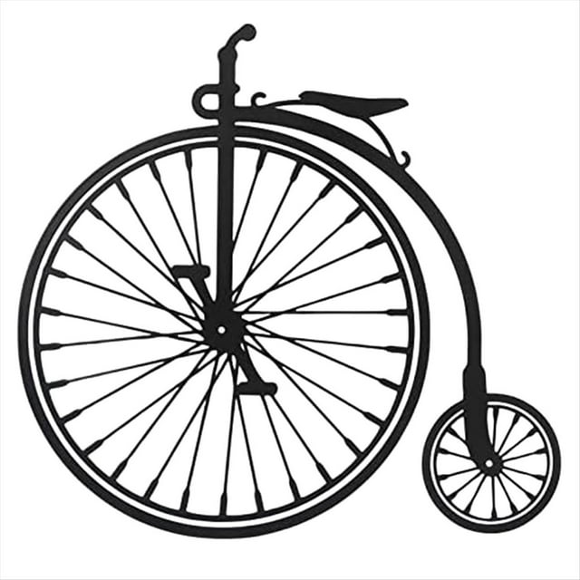 Rueda de Bicicleta Arte de Pared de Metal Sala de Estar Dormitorio Estudio DecoracióN de BañO Decoraciones para Interiores y Exteriores Adorno Colgante de Pared