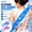 Blue + Purple, variant on Silicone Body Scrubber 2 Pack Double Sided Back Exfoliator Shower Strap Bath Brush Massage Washer Hygienic Durable Easy Clean Flexible Loofah for Women Men Blue Purple 23.6 Inch