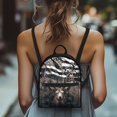 thumbnail image 4 of Eheartsgir Camouflage Deer Flag Print Travel Backpack Lightweight Mini Backpack for Outdoor Hiking, Polyester Front Pocket Casual Back Pack, 4 of 8