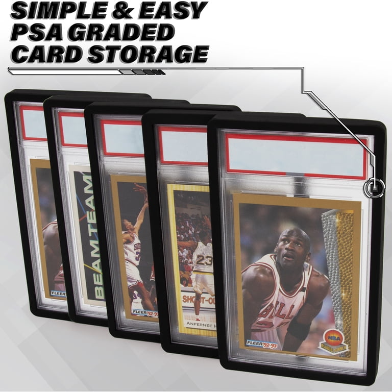 CASEMATIX 20 Pack Graded Card Bumper Guards Compatible with Standard PSA  Slab Case, Includes 20 TPU Graded Card Storage Display Sleeve Protectors,  Stackable Design Won't Fit Other Slab Card Brands - Walmart.com