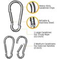 thumbnail image 2 of Bridas para cables con cuerda para tríceps con 2 asas de ejercicio + 3 clips de mosquetón para, 2 of 5