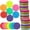 Fruit Green, Green, Red, Blue, Purple, Orange, Rose, variant on GOLRISEN 28 Pcs Flying Discs Bulk –7 Inch Flying Discs for Kids Dogs Outdoor Game Toy Kindergarten Teaching Soft Rubber Flyer Disc for Children Adults Sports Party Favors, 7 Colors