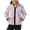Axolotl Jellyfish Star Coral, variant on Blue Toile de Jouy Elephant Giraffe Print Kids Fleece Jacket Stand Collar Full Zip Warm Sherpa Lined Coat Long Sleeve Casual Outerwear for Girls, Toddler Winter Fleece Coat, 4 Years