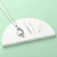 thumbnail image 6 of Teardrop Urn Necklace for Ashes Glass Cremation Jewelry for Women Men Teardrop Memorial Ash Pendant Funeral Keepsake Jewelry for Women Memory Jewelry for Women Men, 6 of 7