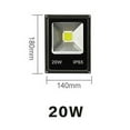 thumbnail image 2 of Projecteur LED IP65 20W 30W 50W 10W Étanche Lampe Réflecteur IP66 Intelligente IC LED Extérieur Spot Extérieur, Grand Application, 2 of 7