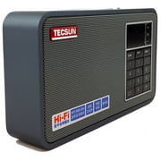 Tecsun X3 High Definition Speaker with Aluminum Case and built in FM radio and MP3 Player - Black