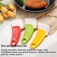 thumbnail image 4 of Wosthever Espátula de silicona Diseño de gancho flexible Espátula para hornear PP engrosado Herramienta de enyesado multifuncional Cocina Hogar Pastel Cocina y Comedor Amarillo Wosthever  HA066997-01, 4 of 6