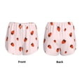 thumbnail image 3 of Balery Strawberry Pantalones cortos deportivos para mujer con forro y dos bolsillos, elásticos, para entrenamiento, gimnasio, yoga-Medium, 3 of 7