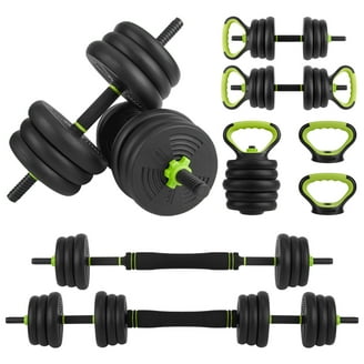 Huloretions 4-in-1 Adjustable Dumbbell Set Premium Home Gym