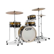 Pacific Daru Jones New Yorker 4-Piece Signature Kit w/ Hardware & Bags - Gold to Black Sparkle Fade Lacquer Finish