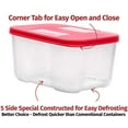 Quicker Defrost Reusable Freezer Containers Set of 423.5 oz. for