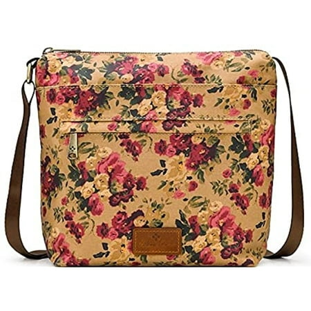 Patricia Nash Antique Rose Collection Carmini Floral Crossbody Bag