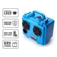 thumbnail image 2 of DemerBox DB2 Wireless Speakers Waterproof Portable Rugged Outdoor 40+ h Battery, Blue, 2 of 9