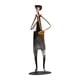 thumbnail image 1 of Estatua de Iron Music Man, modelo de artista musical, figurita, obra de arte multifuncional Saxofonista, 1 of 9