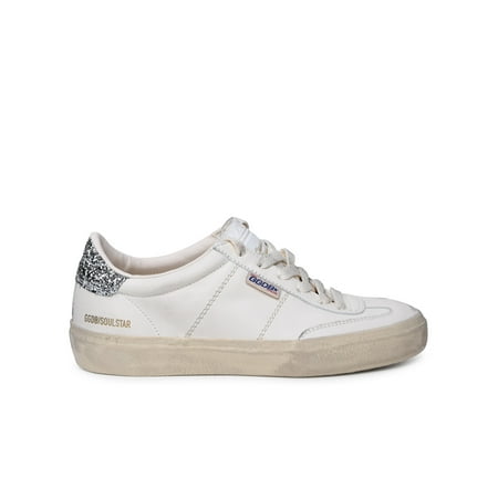 

Golden Goose Woman Soul Star White Leather Sneakers