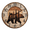 SIXL- 2, variant on Kurmntregon Cabin Bear Wall Clock Black Bear Wildlife Forest Mountain Lodge Wooden Non Ticking Silent Quartz Bedroom Living Room Office Gym Kitchen Bathroom Patio Decor Decorative Clocks Round 10"
