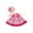 Pink-Heart, variant on Forestwhale Sunflower Porch Goose Outfits Cute and Fun Porch Goose Clothes Fit 16" Geese for Lawn Yard and Patio Decoration