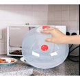 thumbnail image 2 of Large Microwave Cover for Food Easy Grip Microwave Splatter Cover Guard Lid with, 2 of 10
