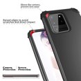 thumbnail image 2 of Galaxy S20 Ultra Case Cover,  PC TPU Hybrid Cover Heavy Duty Protective Defender Bumper Shockproof Drop Proof Wireless Charging Support Back Cover Case for Samsung Galaxy S20 Ultra,Black, 2 of 22
