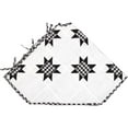 thumbnail image 4 of vhc brands holiday decor - emmie white patchwork tree skirt, 55 diameter, black, 4 of 4