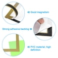 thumbnail image 4 of Uxcell 11" x 11" Inch Magnetic Self Adhesive PVC Diamond Frames Suitable for 10" x 10" Picture, Golden 1Pcs, 4 of 5