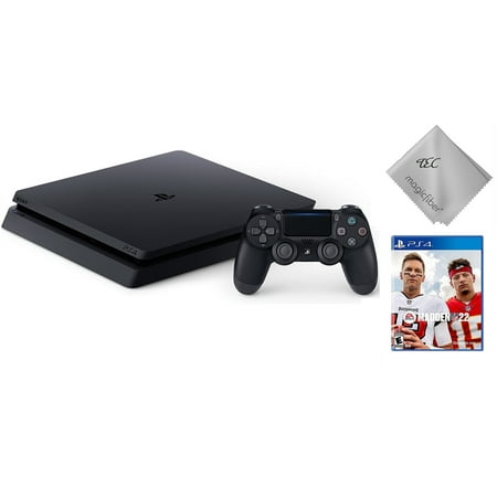 Sony PlayStation 4 (PS4) Slim 1TB Console with Madden NFL 22 -Game Bundle