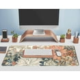 thumbnail image 5 of Japanese Minimalist Floral Desk Mat Aesthetic Flowers XL Large Extended Gaming Mouse Pad with Stitched Edges, Big Laptop Computer Keyboard and Mouse Mat for Girl Women Office Decor 31.5x11.8 in, 5 of 6